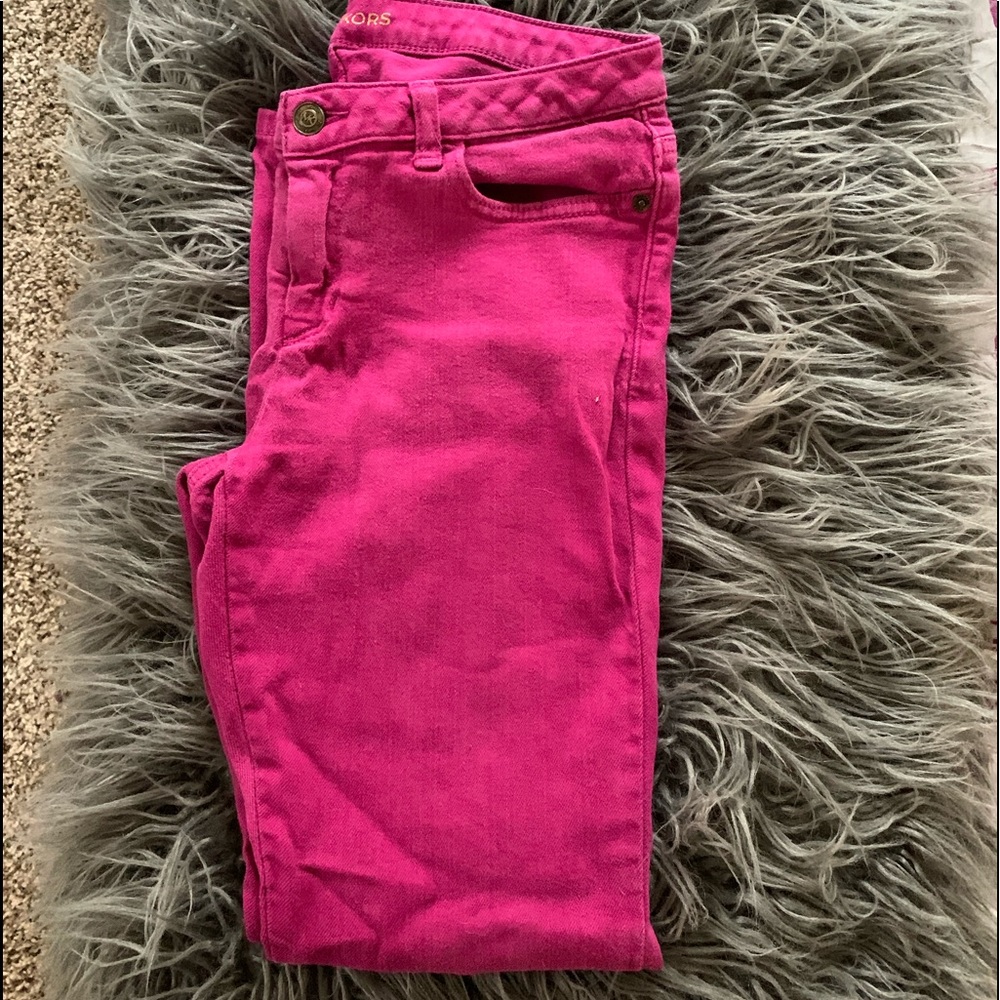 Fun, Fushia Michael Kors Skinny Jeans👖